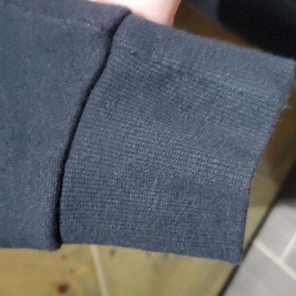 BCBGMAXAZRIA ZIP UP SWEATER WITH FAUX FUR REMOVABLE COLLAR BLING BLACK - Picture 9 of 14